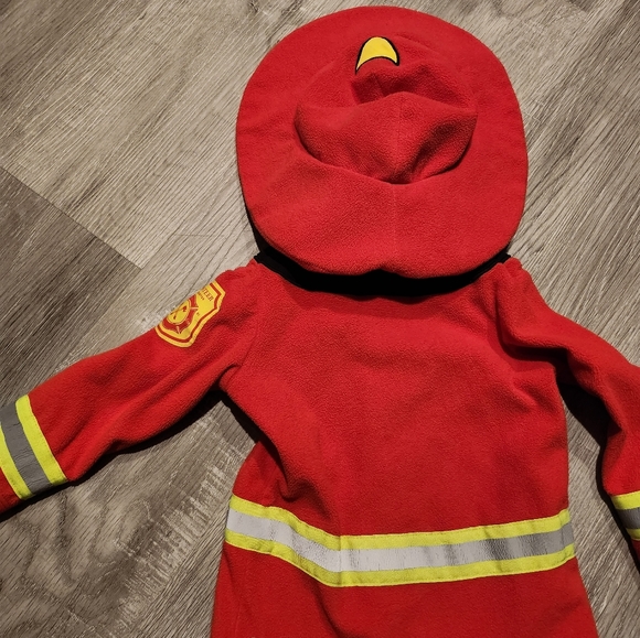Toddler boys firefighter hoodie - Picture 2 of 4